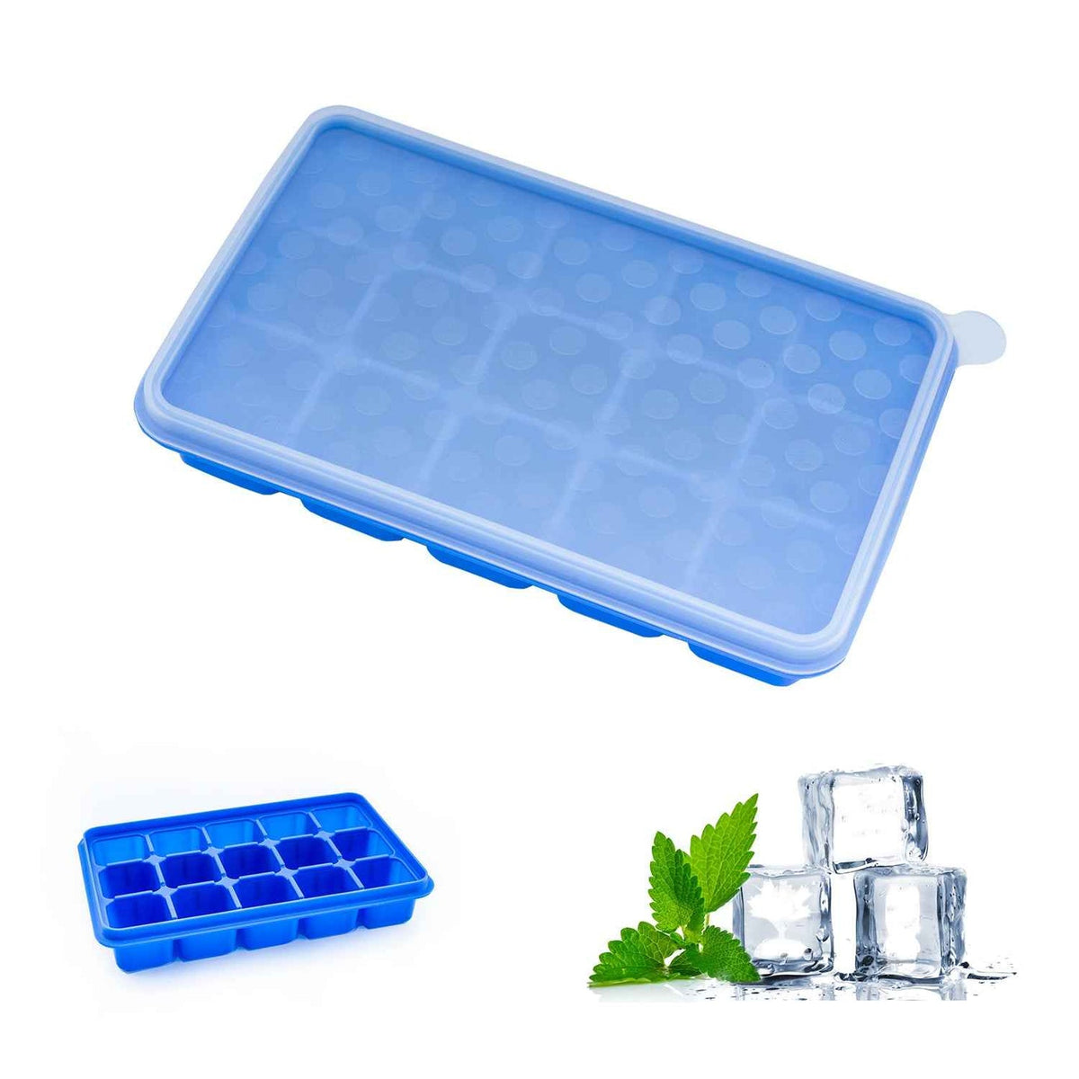 Silicone rice cube tray
