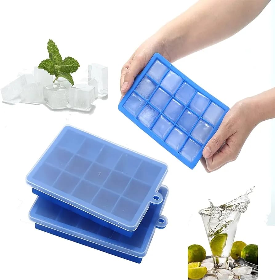 Silicone rice cube tray