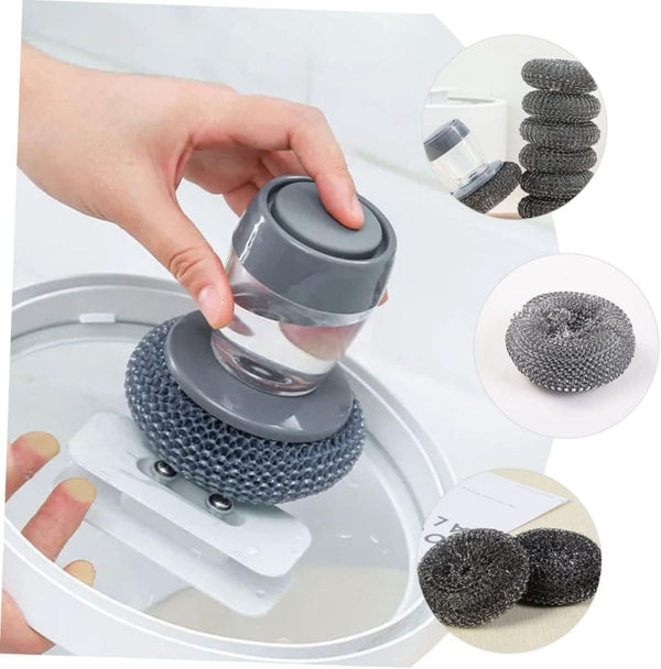 Soap Dispensing Palm Brush