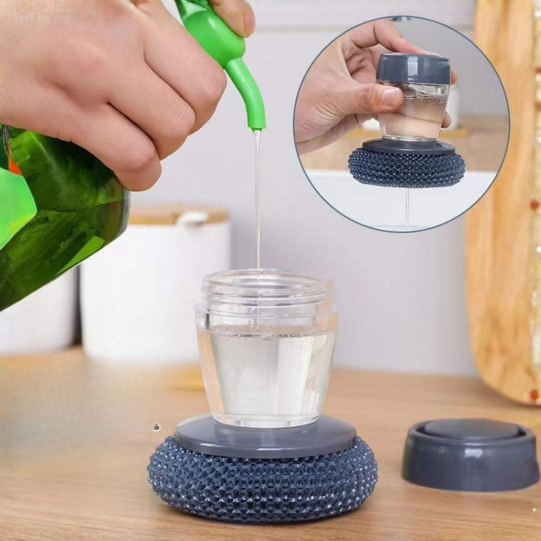 Soap Dispensing Palm Brush