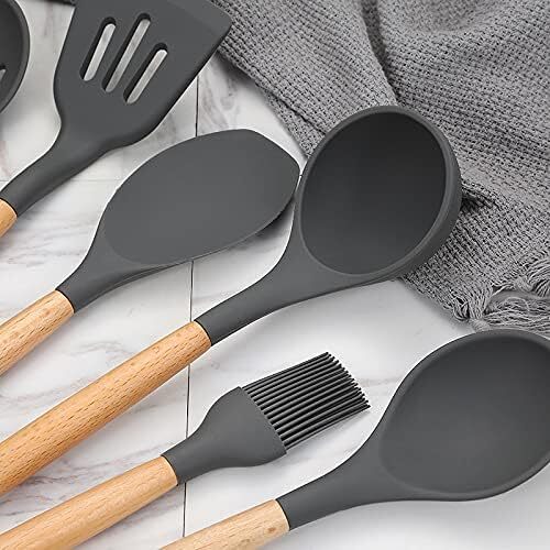 12 pieces of kitchen silicone utensils