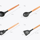 12 pieces of kitchen silicone utensils